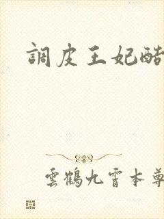 调皮王妃酷王爷