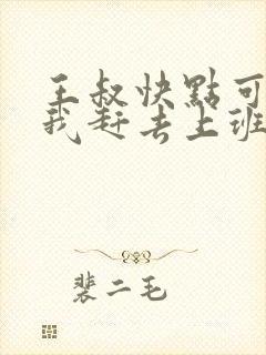 王叔快点可以吗我赶去上班