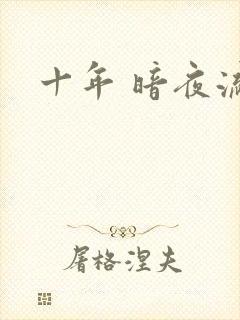 十年 暗夜流光