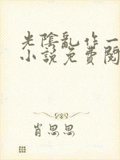 光阴乱作一团的小说免费阅读