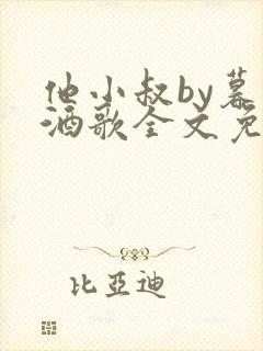 他小叔by暮色酒歌全文免费阅读