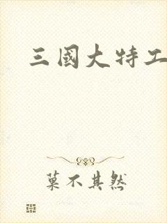 三国大特工