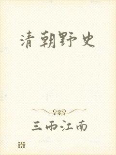清朝野史