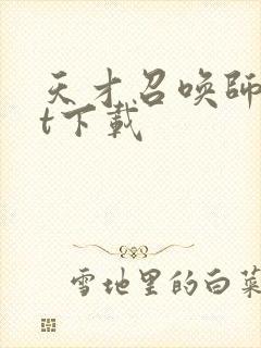 天才召唤师txt下载