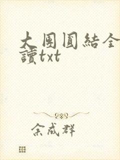 大团圆结全文阅读txt