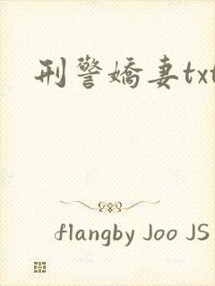 刑警娇妻txt
