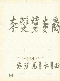 大杂烩火车小说全文免费阅读