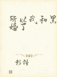 所以我和黑粉结婚了