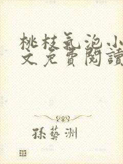 桃枝气泡小说全文免费阅读