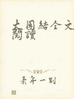 大团结全文免费阅读