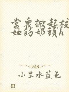 当众掀起校服揉她的奶头h