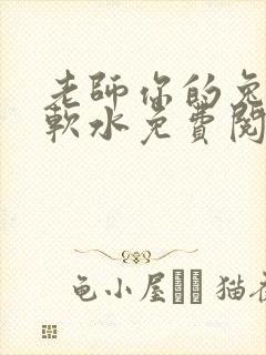 老师你的兔子好软水免费阅读