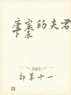 唐家的夫君们帘下衾