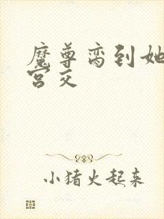 魔尊脔到她哭h宫交