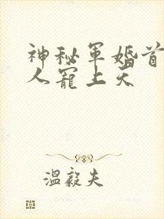 神秘军婚首长大人宠上天