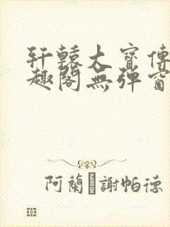 轩辕大宝传奇笔趣阁无弹窗