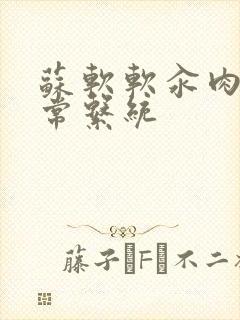 苏软软汆肉的日常系统