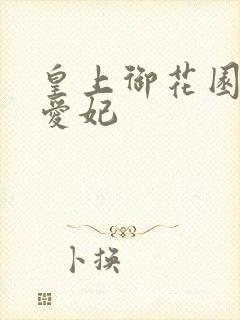 皇上御花园中要爱妃