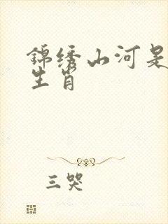 锦绣山河是什么生肖