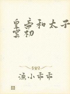 皇帝和太子妃h云初