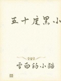 五十度黑小说