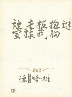 被老板抱进办公室揉我胸