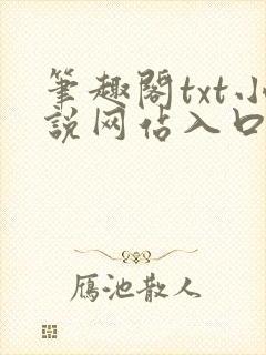 笔趣阁txt小说网站入口