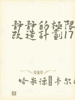 静静的极限自我改造计划17