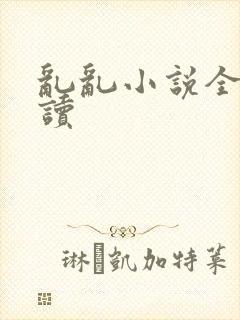 乱乱小说全文阅读