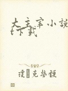 大主宰小说txt下载