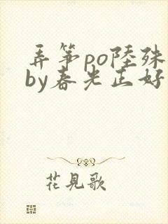 弄筝po陆殊词by春光正好