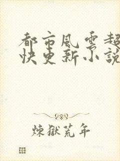 都市风云超前超快更新小说