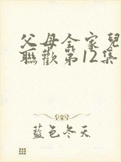 父母全家儿女大联欢第12集