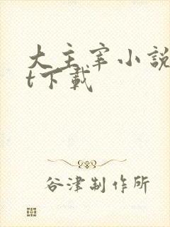 大主宰小说txt下载