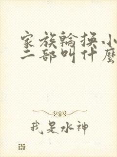 家族轮换小说第二部叫什么名字