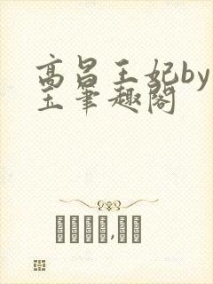 高昌王妃by黛玉笔趣阁