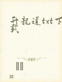 升龙道txt下载