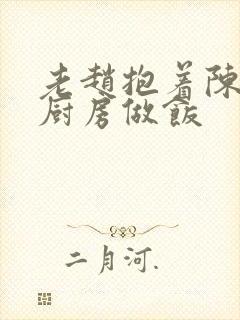 老赵抱着陈婷在厨房做饭