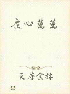 夜心万万