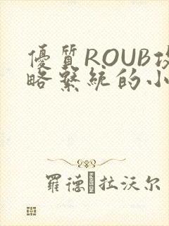 优质ROUB攻略系统的小说最新章节