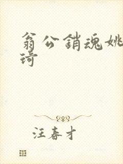 翁公销魂姚瑶琦琦