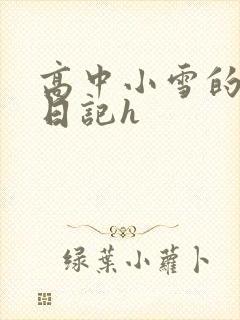 高中小雪的性欢日记h