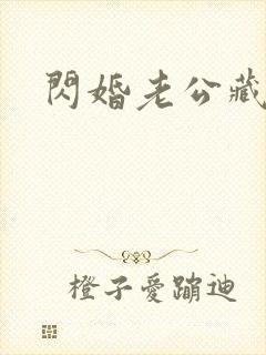 闪婚老公藏不住