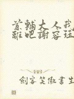 首辅大人我们和离吧谢容珏