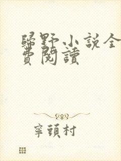 归野小说全文免费阅读