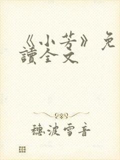 《小芳》免费阅读全文