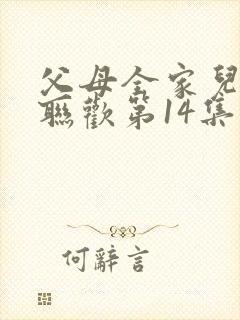 父母全家儿女大联欢第14集