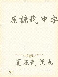 原谅我中字