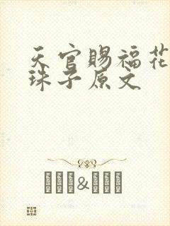 天官赐福花怜塞珠子原文