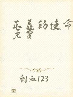 正义的使命全文免费